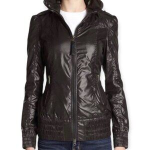 Mackage Perla Black Packable Bomber Jacket
